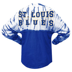 St. Louis Blues Spirit Jersey Unisex Crystal Half Dye Long Sleeve T-Shirt - NHL T-shirts