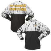 Pittsburgh Penguins Spirit Jersey Unisex Crystal Half Dye Long Sleeve T-Shirt - NHL T-shirts