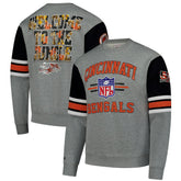 Cincinnati Bengals All Over 4.0 Vintage Logo Pullover Sweatshirt | NFL Outlet