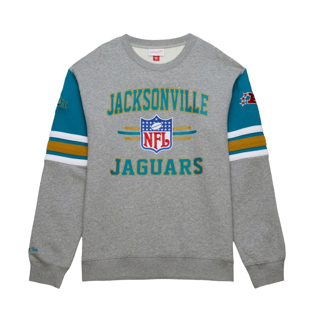 Jacksonville Jaguars All Over 4.0 Vintage Logo Pullover Sweatshirt | NFL Near me
