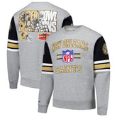 New Orleans Saints All Over 4.0 Vintage Logo Pullover Sweatshirt | NFL Online
