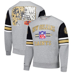 New Orleans Saints All Over 4.0 Vintage Logo Pullover Sweatshirt | NFL Online