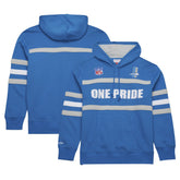 Detroit Lions Vintage Logo Head Coach Fleece Pullover Hoodie | NFL Sale