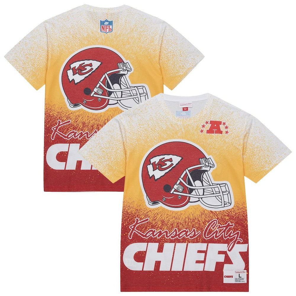 Kansas City Chiefs Team Burst Vintage Logo T-Shirt | NFL Hot