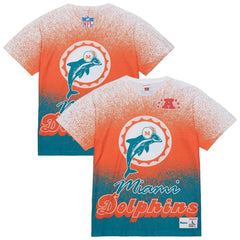 Miami Dolphins Team Burst Vintage Logo T-Shirt | NFL Discount