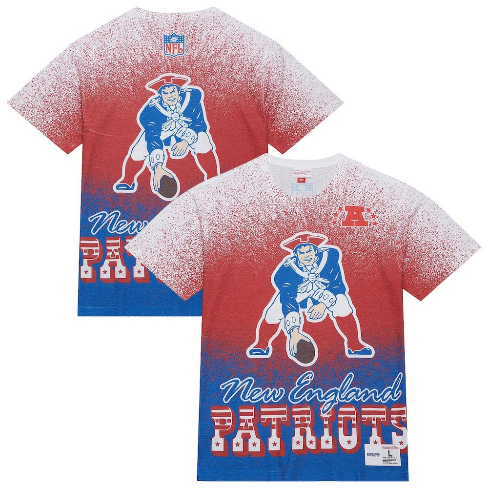 New England Patriots Team Burst Vintage Logo T-Shirt | NFL Outlet