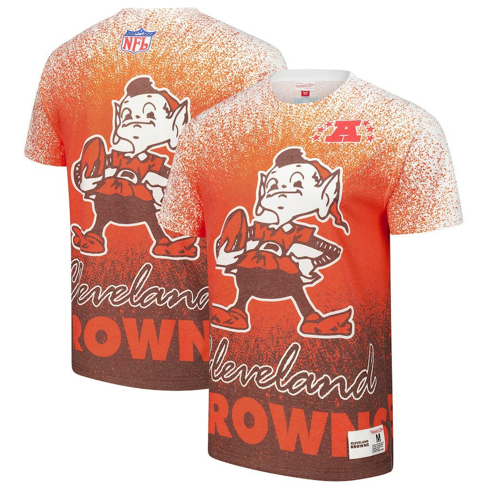 Cleveland Browns Team Burst Vintage Logo T-Shirt | NFL New