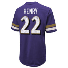 Baltimore Ravens Derrick Henry Majestic Threads Name & Number Oversized T-Shirt | NFL US