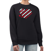 New Jersey Devils G-III 4Her by Carl Banks Women's Heart Graphic Pullover Sweatshirt - NHL Sweatshirts