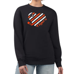 Philadelphia Flyers G-III 4Her by Carl Banks Women's Heart Graphic Pullover Sweatshirt - NHL Sweatshirts