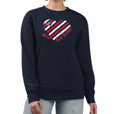 Columbus Blue Jackets G-III 4Her by Carl Banks Women's Heart Graphic Pullover Sweatshirt - NHL Sweatshirts