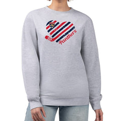 Florida Panthers G-III 4Her by Carl Banks Women's Heart Graphic Pullover Sweatshirt - NHL Sweatshirts