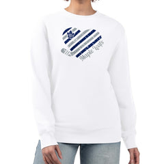Toronto Maple Leafs G-III 4Her by Carl Banks Women's Heart Graphic Pullover Sweatshirt - NHL Sweatshirts