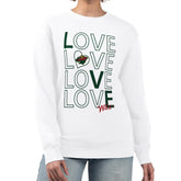 Minnesota Wild G-III 4Her by Carl Banks Women's Lots Of Love Team Logo Graphic Pullover Sweatshirt - NHL Sweatshirts