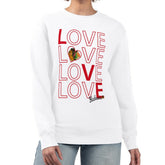 Chicago Blackhawks G-III 4Her by Carl Banks Women's Lots Of Love Team Logo Graphic Pullover Sweatshirt - NHL Sweatshirts