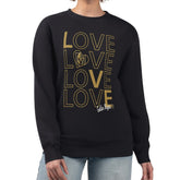 Vegas Golden Knights G-III 4Her by Carl Banks Women's Lots Of Love Team Logo Graphic Pullover Sweatshirt - NHL Sweatshirts