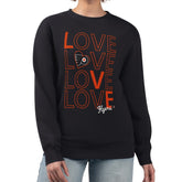 Philadelphia Flyers G-III 4Her by Carl Banks Women's Lots Of Love Team Logo Graphic Pullover Sweatshirt - NHL Sweatshirts