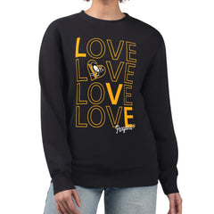 Pittsburgh Penguins G-III 4Her by Carl Banks Women's Lots Of Love Team Logo Graphic Pullover Sweatshirt - NHL Sweatshirts