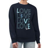 Seattle Kraken G-III 4Her by Carl Banks Women's Lots Of Love Team Logo Graphic Pullover Sweatshirt - NHL Sweatshirts