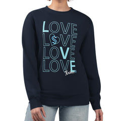 Seattle Kraken G-III 4Her by Carl Banks Women's Lots Of Love Team Logo Graphic Pullover Sweatshirt - NHL Sweatshirts