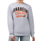Anaheim Ducks G-III 4Her by Carl Banks Women's Filigree Team Graphic Fleece Pullover Sweatshirt - NHL Sweatshirts
