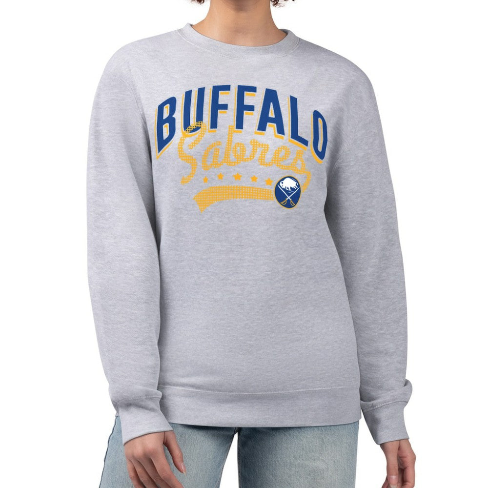 Buffalo Sabres G-III 4Her by Carl Banks Women's Filigree Team Graphic Fleece Pullover Sweatshirt - NHL Sweatshirts