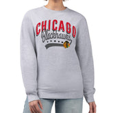 Chicago Blackhawks G-III 4Her by Carl Banks Women's Filigree Team Graphic Fleece Pullover Sweatshirt - NHL Sweatshirts