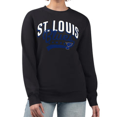 St. Louis Blues G-III 4Her by Carl Banks Women's Filigree Team Graphic Fleece Pullover Sweatshirt - NHL Sweatshirts