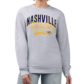 Nashville Predators G-III 4Her by Carl Banks Women's Filigree Team Graphic Fleece Pullover Sweatshirt - NHL Sweatshirts