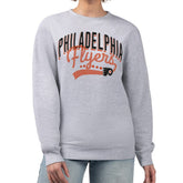 Philadelphia Flyers G-III 4Her by Carl Banks Women's Filigree Team Graphic Fleece Pullover Sweatshirt - NHL Sweatshirts