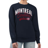 Montreal Canadiens G-III 4Her by Carl Banks Women's Filigree Team Graphic Fleece Pullover Sweatshirt - NHL Sweatshirts
