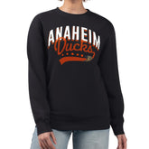 Anaheim Ducks G-III 4Her by Carl Banks Women's Filigree Team Graphic Fleece Pullover Sweatshirt - NHL Sweatshirts