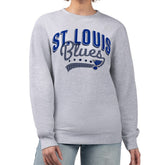 St. Louis Blues G-III 4Her by Carl Banks Women's Filigree Team Graphic Fleece Pullover Sweatshirt - NHL Sweatshirts