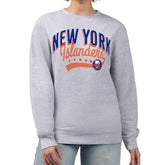 New York Islanders G-III 4Her by Carl Banks Women's Filigree Team Graphic Fleece Pullover Sweatshirt - NHL Sweatshirts