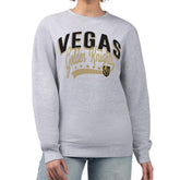 Vegas Golden Knights G-III 4Her by Carl Banks Women's Filigree Team Graphic Fleece Pullover Sweatshirt - NHL Sweatshirts