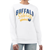 Buffalo Sabres G-III 4Her by Carl Banks Women's Filigree Team Graphic Fleece Pullover Sweatshirt - NHL Sweatshirts