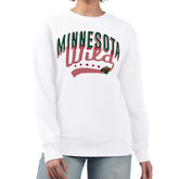 Minnesota Wild G-III 4Her by Carl Banks Women's Filigree Team Graphic Fleece Pullover Sweatshirt - NHL Sweatshirts