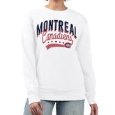 Montreal Canadiens G-III 4Her by Carl Banks Women's Filigree Team Graphic Fleece Pullover Sweatshirt - NHL Sweatshirts