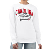 Carolina Hurricanes G-III 4Her by Carl Banks Women's Filigree Team Graphic Fleece Pullover Sweatshirt - NHL Sweatshirts