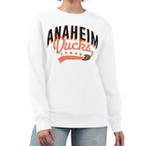Anaheim Ducks G-III 4Her by Carl Banks Women's Filigree Team Graphic Fleece Pullover Sweatshirt - NHL Sweatshirts