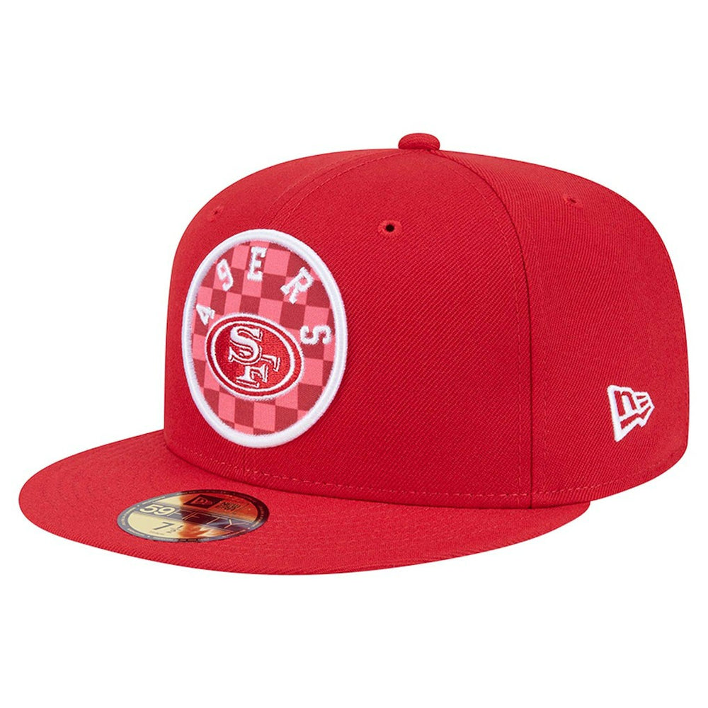 San Francisco 49ers Checkered 59FIFTY Fitted Hat | NFL Online