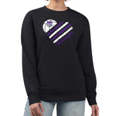 Black Sacramento Kings G-III 4Her by Carl Banks Women's Heart Graphic Fleece Pullover Sweatshirt | NBA