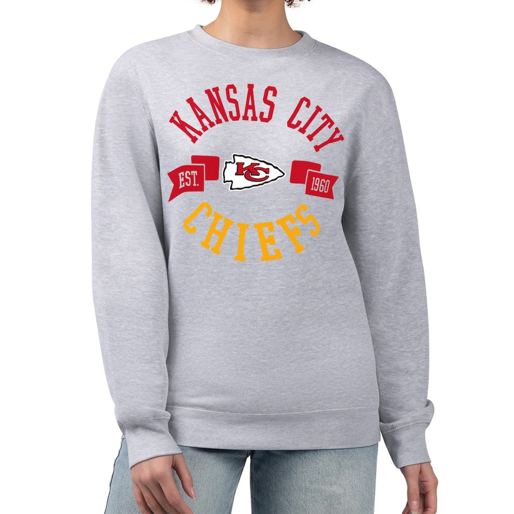 Kansas City Chiefs G-III 4Her by Carl Banks Women's Large Team Graphic Fleece Pullover Sweatshirt | NFL On sale