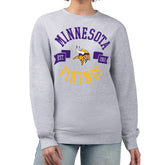 Minnesota Vikings G-III 4Her by Carl Banks Women's Large Team Graphic Fleece Pullover Sweatshirt | NFL Hot