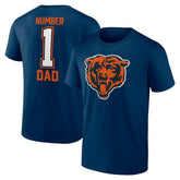 Chicago Bears Father's Day #1 Dad T-Shirt | NFL Near me
