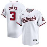 Dylan Crews Washington Nationals Nike Home Limited Player Jersey - MLB Jerseys