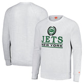 New York Jets Homage Unisex Crest Tri-Blend Crewneck Pullover Sweatshirt | NFL Online