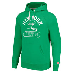 New York Jets Homage Unisex Helmet Tri-Blend Pullover Hoodie | NFL Online