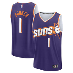 Purple Devin Booker Phoenix Suns Fast Break Replica Player Jersey | NBA
