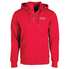 San Francisco 49ers Dunbrooke Unisex Defender Quarter-Zip Hoodie | NFL Discount